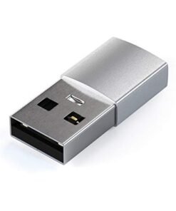 Alternative view of Satechi Type-A到Type-C轉接器轉換器-USB-A公頭到USB-C母頭-與iMac相容。 MacBook Pro/MacBook。 筆記型電腦。 PC電腦及其他（銀色）