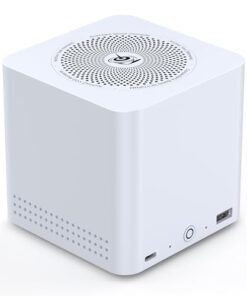 Beelink迷你PC。配備N150處理器的ME迷你PC。 12GB LPDDR5。 64GB eMMC 2TB固態硬碟。 6×M.2 SSD（最大24TB）。 雙2.5GB局域網/WiFi6/BT5.2/USB3.2。 家庭影院/資料中心/軟路由