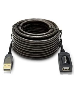 BlueRigger USB延長線（32FT/10M。長有源USB2.0延長線。公轉母中繼器。資料傳輸線）-適用於遊戲機。 打印機。 相機。 鍵盤。 硬碟機