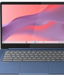 聯想最新旗艦Chromebook。 14英寸全高清觸控式螢幕超薄筆記型電腦。 8核聯發科Kompanio 520處理器。 4GB記憶體。64GB eMMC。 WiFi 6.Chrome作業系統+HubxcelAccetory。 深淵藍