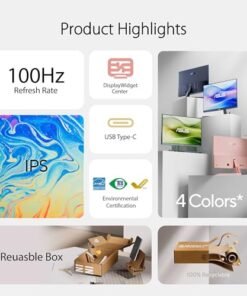 Alternative view of ASUS VU249CFE-M Monitor 顯示器23.8"Full HD 1920 *1080EyeCare Plus 護眼技術