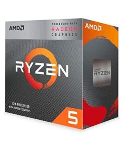 AMD Ryzen 5 4600G。 6芯。 12線程解鎖案頭處理器，帶幽靈隱形冷卻器