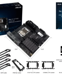 Alternative view of ASUS 華碩 Pro WS W790E-SAGE SE EEB 主機板 DDR5 LGA4677