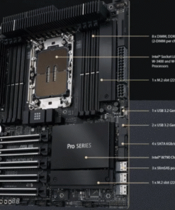 Alternative view of ASUS 華碩 Pro WS W790E-ACE CEB 主機板 DDR5 LGA4677