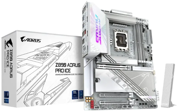 GIGABYTE Z890 AORUS PRO ICE ATX 白色主機板 (DDR5)