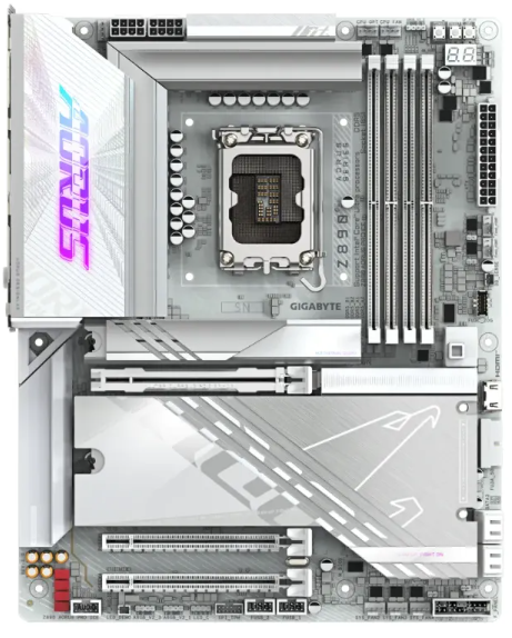 GIGABYTE Z890 AORUS PRO ICE ATX 白色主機板 (DDR5):圖片 2