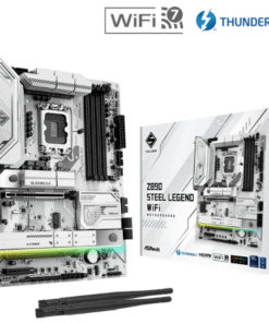 ASRock 華擎 Z890 STEEL LEGEND WIFI ATX 白色主機板 (DDR5)