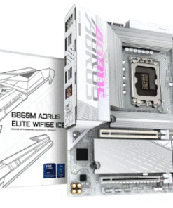 GIGABYTE 技嘉 B860M AORUS ELITE WIFI6E ICE MATX 白色主機板