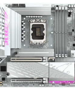 Alternative view of GIGABYTE 技嘉 B860M AORUS ELITE WIFI6E ICE MATX 白色主機板